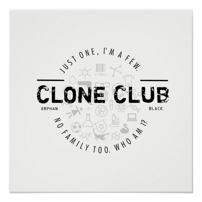 Clone Club Logo Poster (Front)