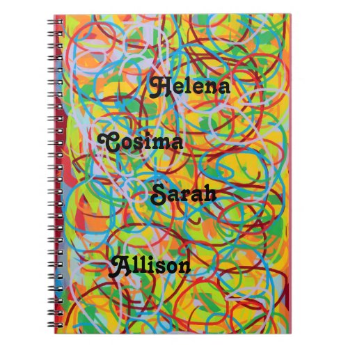 Clone Club members HelenaSarahAllison and Cosima Notebook