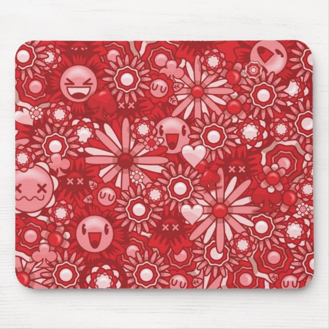 Clooci Power Flower Mouse Pad (Front)