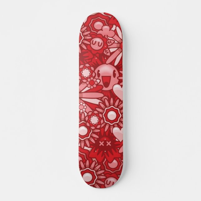 Clooci Power Flower Skateboard Deck (Front)