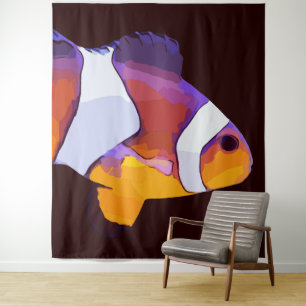 Clored Fish Tapestry