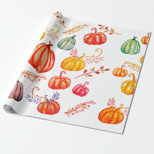 Clorful Fall  Wrapping Paper