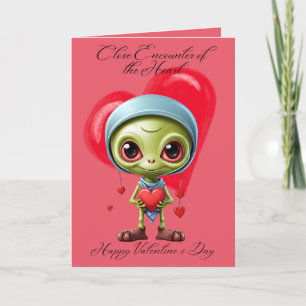 Close Encounter Valentine Day Card