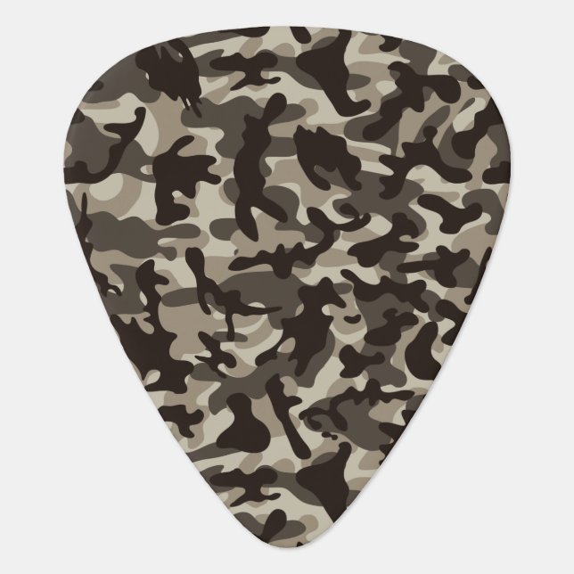 Close Quarter Camouflage Guitar Pick (Front)