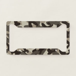 Close Quarter Camouflage License Plate Frame
