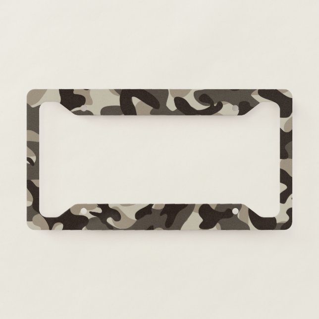 Close Quarter Camouflage License Plate Frame (Front)