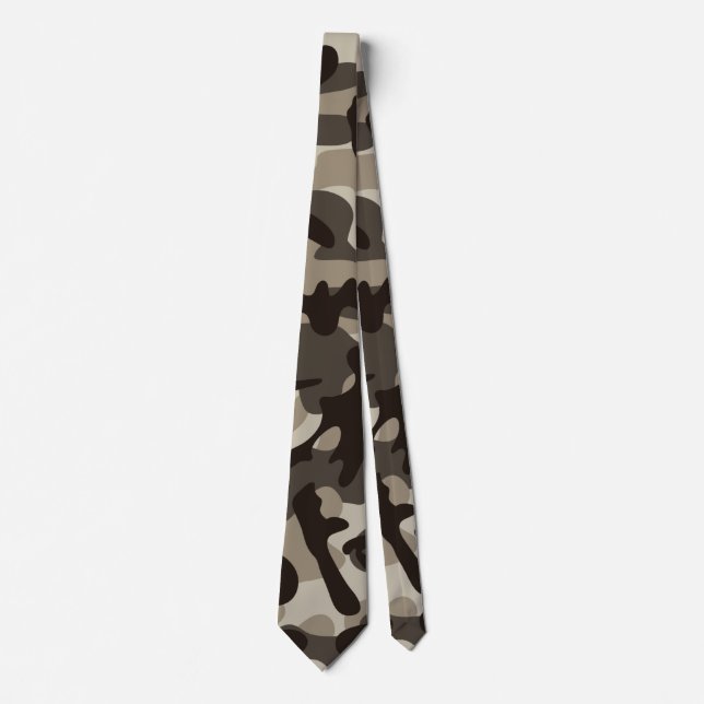 Close Quarter Camouflage Tissue Paper Neck Tie (Front)