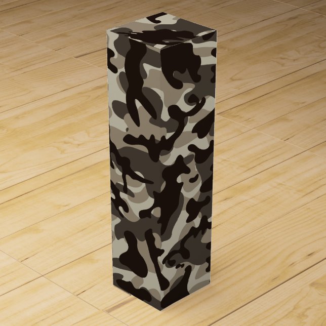 Close Quarter Camouflage  Wine Box (Front)
