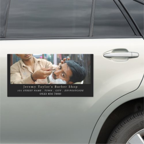 Close Shave Mens Barbers Car Magnet