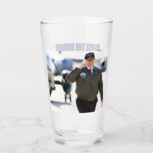 Close theBBorder drrill drill drill Trump 2024 Glass