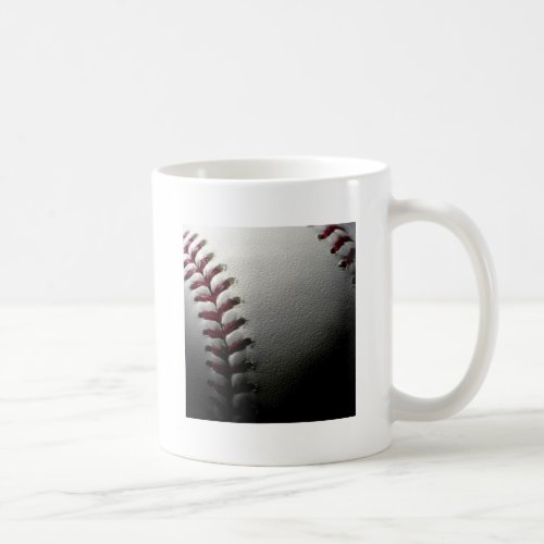 Close_up Baseball Coffee Mug