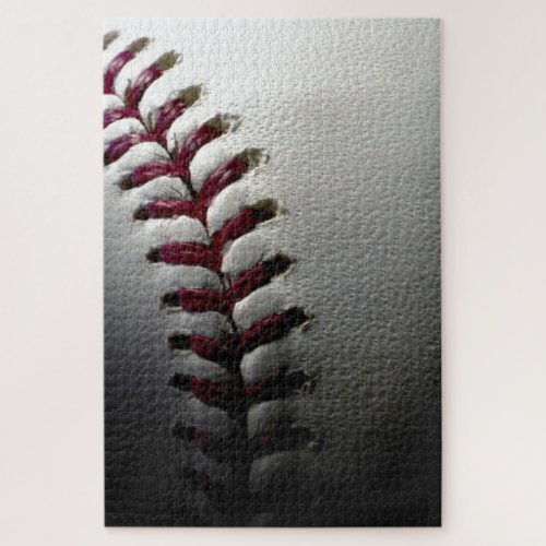 Close_up Baseball _ Sports Art Jigsaw Puzzle
