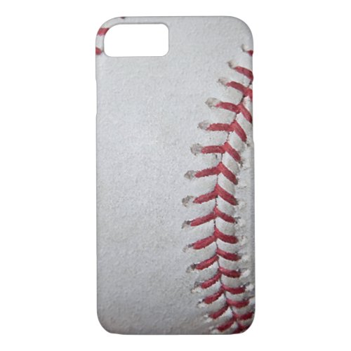 Close_up Baseball Surface iPhone 7 Case