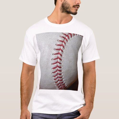 Close_up Baseball Surface T_Shirt