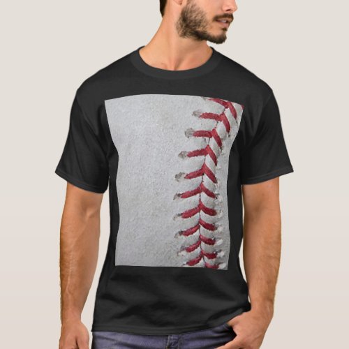 Close_up Baseball Surface T_Shirt