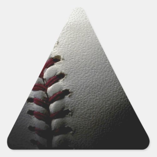 Close_up Baseball Triangle Sticker