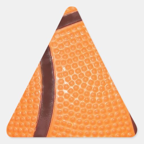 Close up Basketball Triangle Sticker