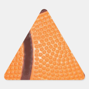 Close up Basketball Triangle Sticker