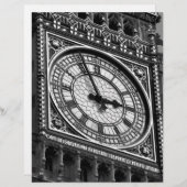 Close up Big Ben Clock Tower Travel Europe (Front/Back)