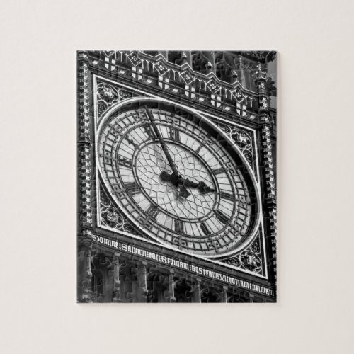 Close up Big Ben Clock Tower Travel Europe Jigsaw Puzzle