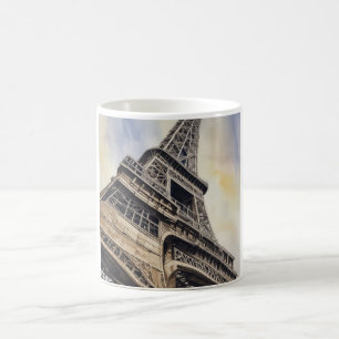 Close-up Eiffel Tower Paris Love City Travel Coffee Mug