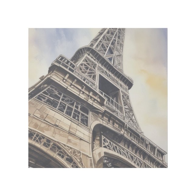 Close-up Eiffel Tower Paris Love City Travel Gallery Wrap (Front)