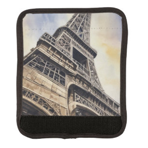 Close-up Eiffel Tower Paris Love City Travel Luggage Handle Wrap