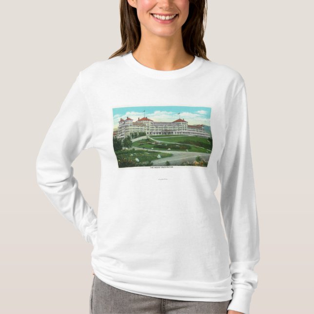 Close-up Exterior View of Mt. Washington Hotel T-Shirt (Front)
