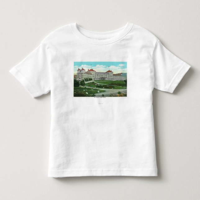 Close-up Exterior View of Mt. Washington Hotel Toddler T-shirt (Front)