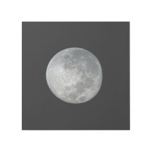 Close-Up Full Moon in the Night Sky. Photography