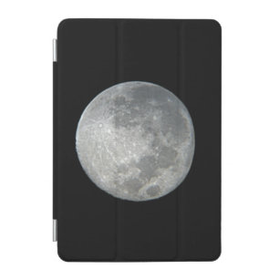 Close-Up Full Moon in the Night Sky.  Photography iPad Mini Cover