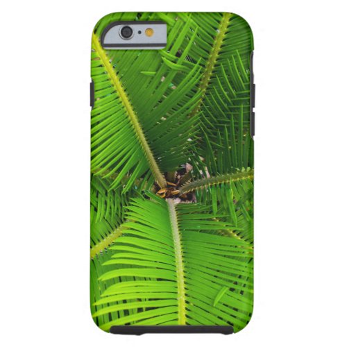 Close_up Green Palm Leaves Tough iPhone 6 Case