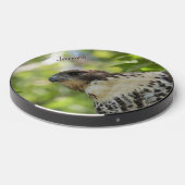 Close Up Head Shot of a Red Tail Hawk Wireless Charger (Front 2)