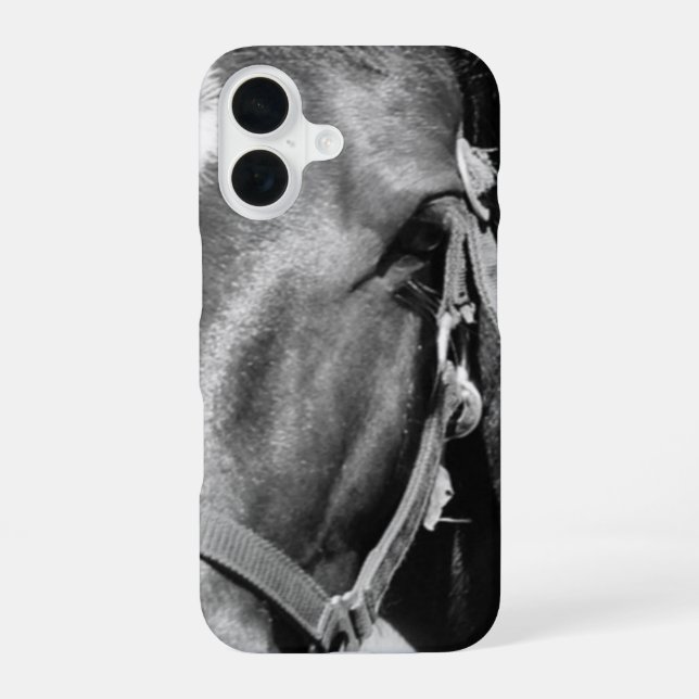 Close-up Horse Eye Iphone Case (Back)