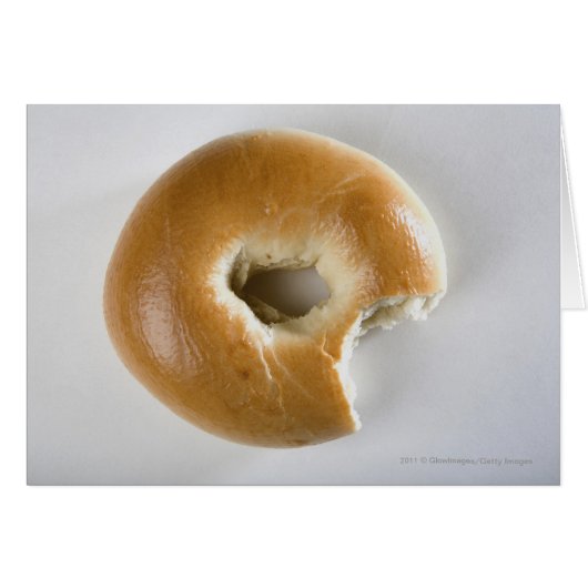 Close-up of a bagel cards (Front Horizontal)