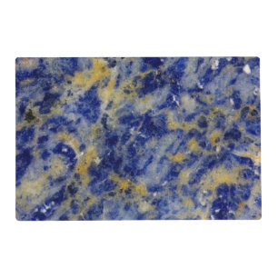 Close up of a Blue Sodalite Placemat