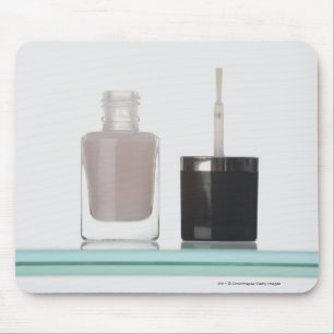 Close-up of a bottle of nail polish mouse pad
