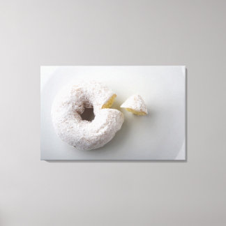 Close-up of a cake canvas print