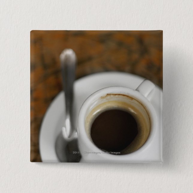 Close-up of a cup of coffee 2 button (Front)