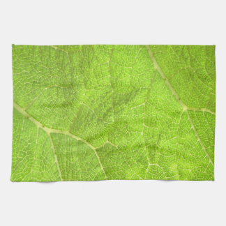 Close up of a leaf kitchen towel