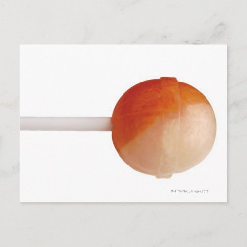 close_up of a lollipop postcard