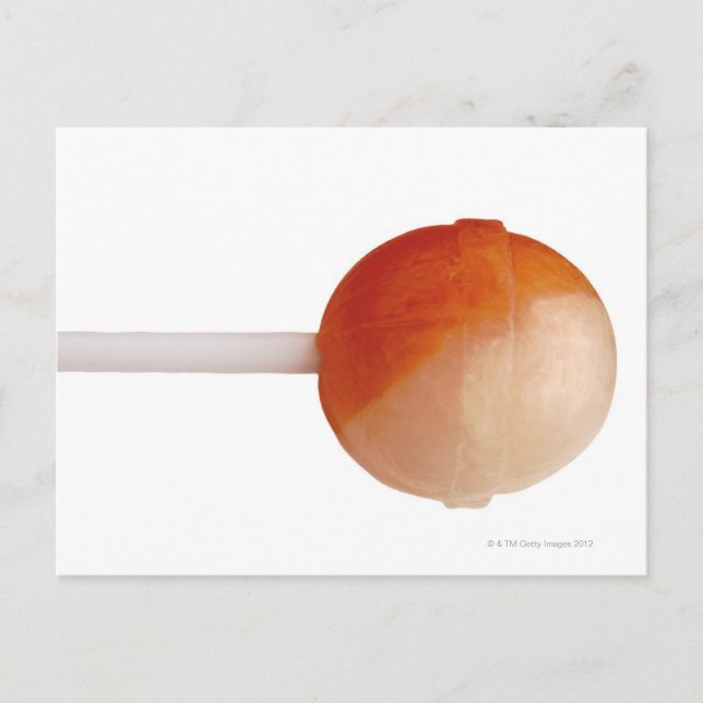 close-up of a lollipop postcard (Front)