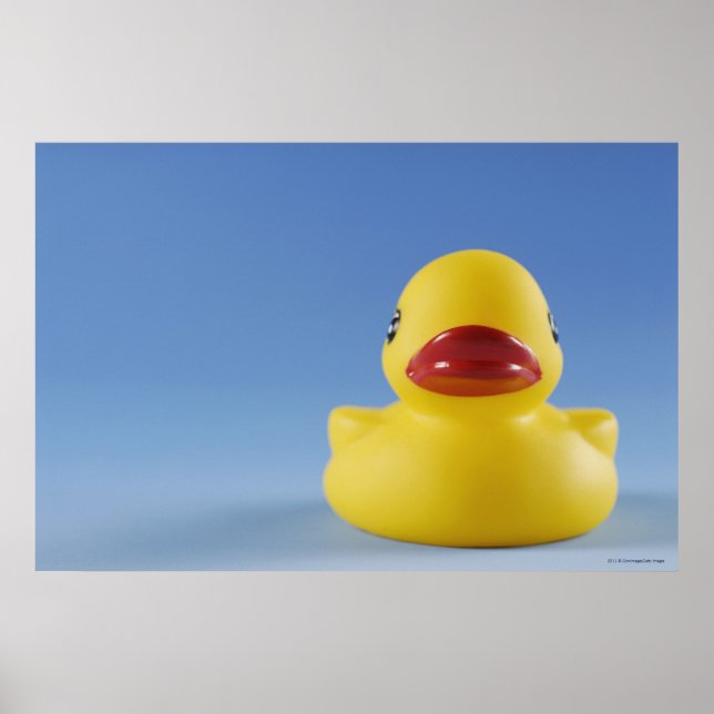 Close-up of a rubber duck poster (Front)