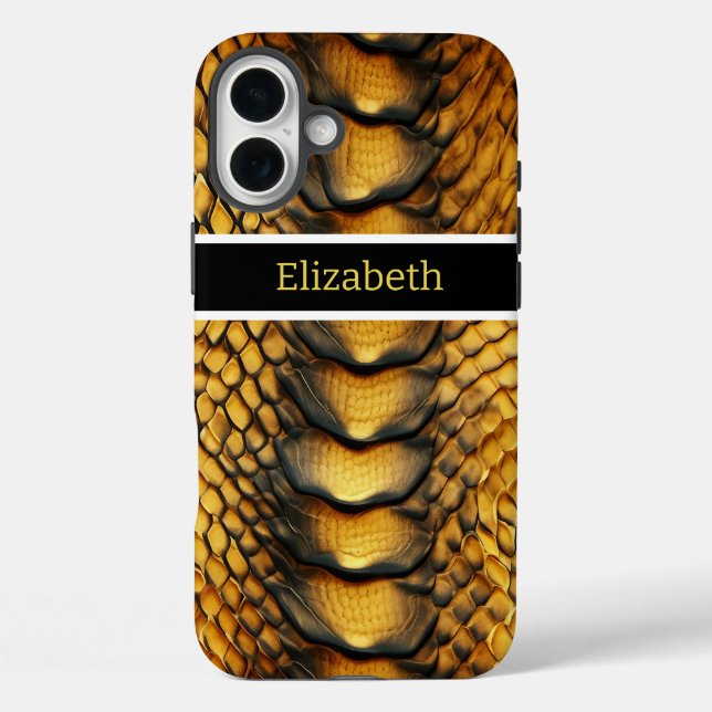 Close-up of a snake's vibrant skin Case-Mate iPhone case (Back)
