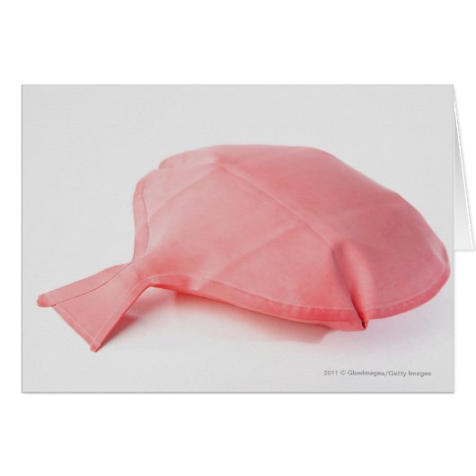 Close-up of a whoopee cushion cards (Front Horizontal)