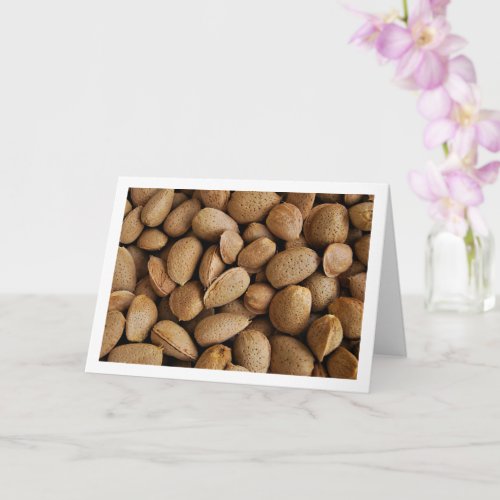 Close_up of Almond Nuts Card
