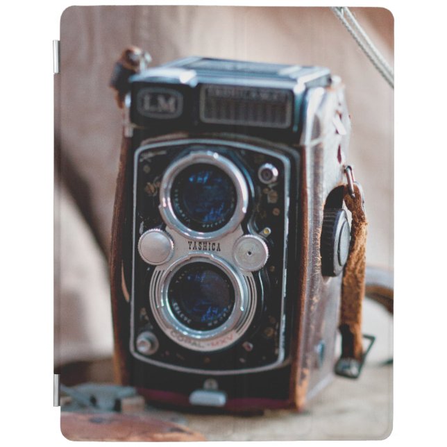 Close-up of an antique camera iPad air cover (Front)