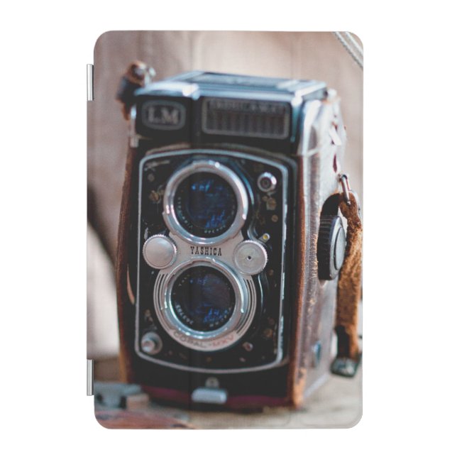 Close-up of an antique camera iPad mini cover (Front)