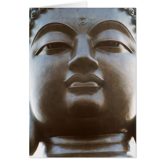 Close-up of Buddha statue Cards (Front)