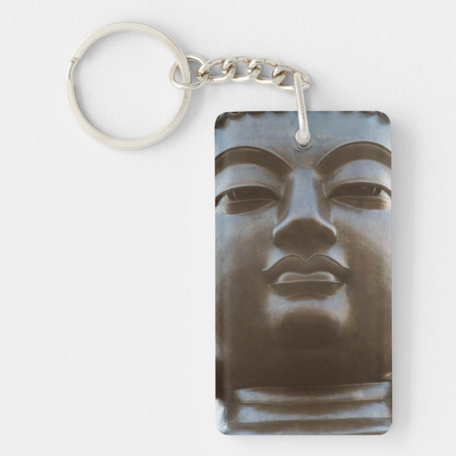 Close-up of Buddha statue Keychain (Front)